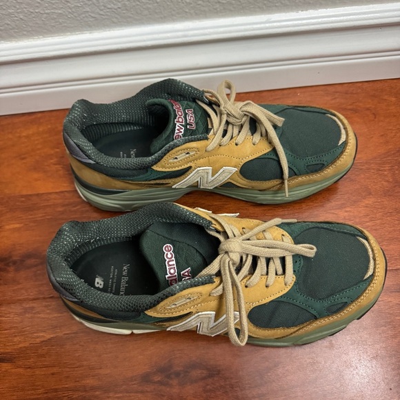 New Balance Teddy Santis 990v3 Tan Green Size 10.5 - Picture 3 of 9